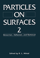 Particles on surfaces 2 : detection, adhesion, and removal