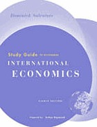 Study guide to accompany International economics, eighth edition, Dominick Salvatore
