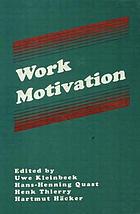 Work motivation