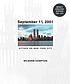 September 11, 2001 : attack on New York City