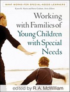 Working with families of young children with special needs