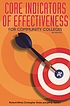 Core indicators of effectiveness for community... 著者：  Richard L Alfred 