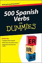 500 Spanish verbs for dummies