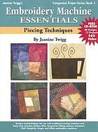 Piecing techniques