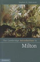 The Cambridge introduction to Milton