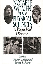 Notable women in the physical sciences : a biographical dictionary
