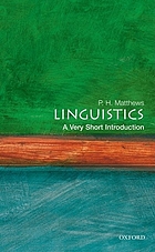 Linguistics : a very short introduction