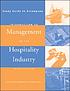 Introduction to management in the hospitality... by  Clayton W Barrows 