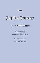 The annals of Newberry, in two parts;