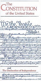 The Constitution of the United States and the Declaration of Independence.