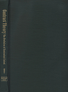 Contract theory : the evolution of contractual intent