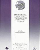 Environmental impacts of macroeconomic and sectoral policies