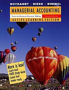 Managerial accounting : tools for business decision making
