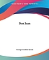 Don Juan de George Gordon Byron Byron, Baron