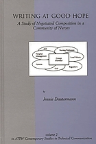 Writing at Good Hope : a study of negotiated composition in a community of nurses