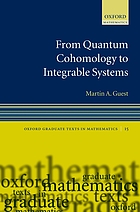 From quantum cohomology to integrable systems