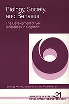Biology, society, and behavior : the development of sex differences in cognition
