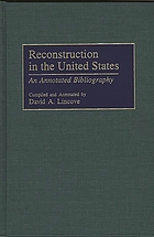 Reconstruction in the United States : an annotated bibliography