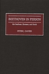 Beethoven in person : his deafness, illnesses,... de Peter J Davies