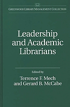 Leadership and academic librarians