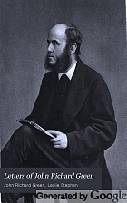 Letters of John Richard Green