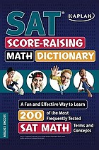 SAT score-raising math dictionary