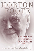 Genesis of an American playwright
