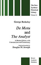 De motu ; and, The analyst