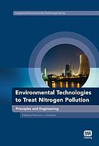 Environmental technologies to treat nitrogen pollution