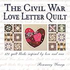 The Civil War love letter quilt