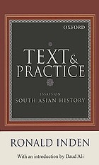 Text and practice : essays on South Asian history