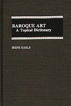 Baroque art : a topical dictionary