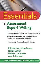 Essentials of Assessment Report Writing cover image