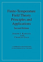 Finite-temperature field theory : principles and applications.