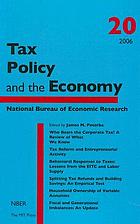 Tax policy and the economy