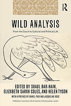 Wild analysis : from the couch to cultural and political life