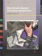 Macintosh human interface guidelines