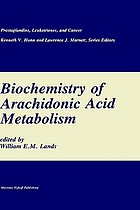 Biochemistry of arachidonic acid metabolism