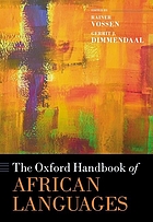 The Oxford handbook of African languages