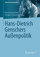 Hans-Dietrich Genschers Aussenpolitik