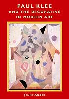 Paul Klee and the decorative in modern art