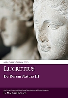 De rerum natura III