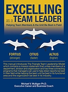 Excelling as a team leader : helping team members & the unit be best in field