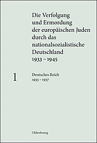 Die Verfolgung und Ermordung der europäischen Juden durch das nationalsozialistische Deutschland, 1933-1945