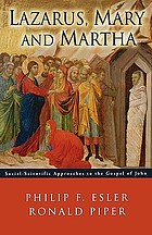 Lazarus, Mary and Martha : social-scientific approaches to the Gospel of John