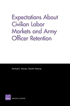Expectations about civilian labor markets and Army officer retention