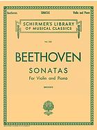 Sonatas for violin and piano : complete (10 sonatas)