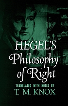Hegel's Philosophy of right.
