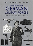 Handbook on German military forces