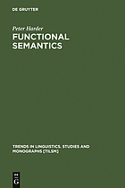 Functional semantics : a theory of meaning, structure and tense in English